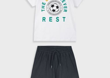 Σετ με τύπωμα για αγόρι | ΜΑΥΡΟ - Energiers - 